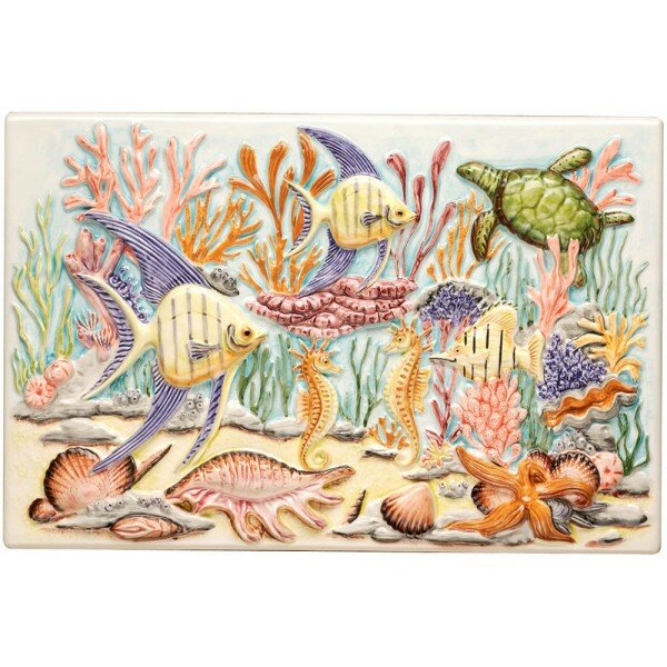 Рельефный декор CORAL REEF PLAQUE KHP5888, 30х20 см, Original Style