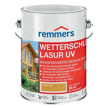 Атмосферостойкая Лазурь Wetterschutz-Lasur UV (Веттершутц-Лазурь УФ), 20 л, 1561 Колеровка: Белый / Weiss