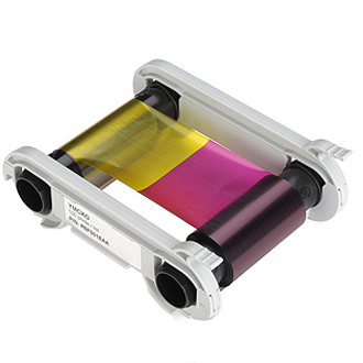 Лента Evolis YMCK для ретрасферной цветной печати, 500 отпечатков [RT4F010EAA]
