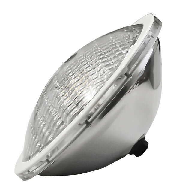 Лампа LED белая, PAR 56, 35 Вт/ 12 В, 3000 лм, 3000-3500 К, 120 град., корпус AISI 316/ PC, (MTS)