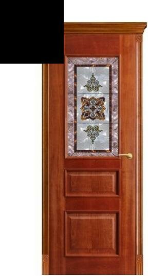 Дверь межкомнатная Оникс Версаль под остекление Цвет quot;Черная эмальquot;