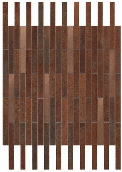 Мозаика Atlas Concorde Blaze Corten Mosaico Twin 36х29 A0UV