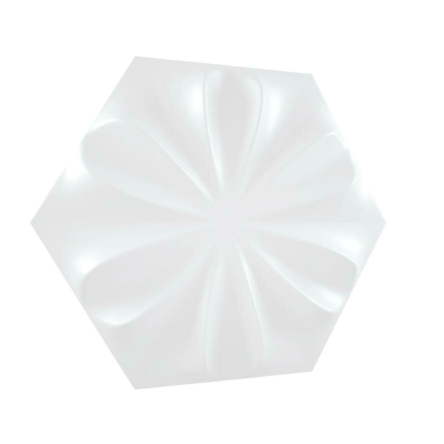 Керамическая плитка Wow Collection Fiore Ice White Matt 21.5x25