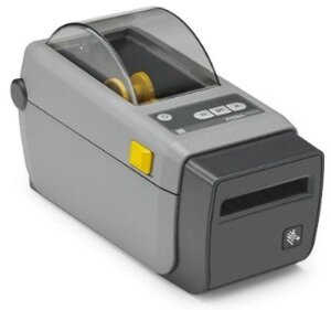 ZEBRA DT Printer ZD410; 2quot;, 300 dpi, EU and UK Cords, USB, USB Host, Btle, 802.11ac and Bluetooth 4.0, Ezpl