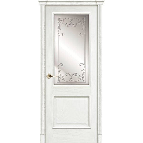 Межкомнатная дверь La Porte серия Classic модель 300.3 ясень бланко контур с заливкой Люмина