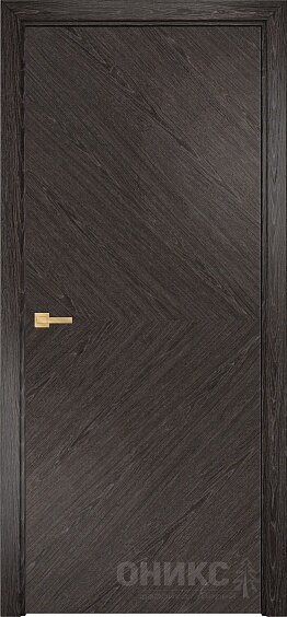 Оникс / Фортрез Авангард межкомнатные двери от производителя шпон Цвет: эбен