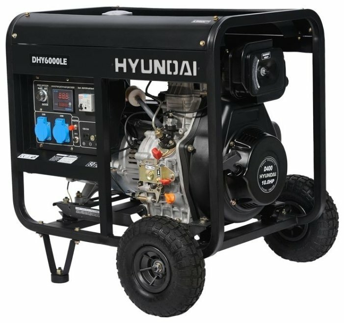 Дизельный генератор Hyundai DHY-6000 LE (5000 Вт)