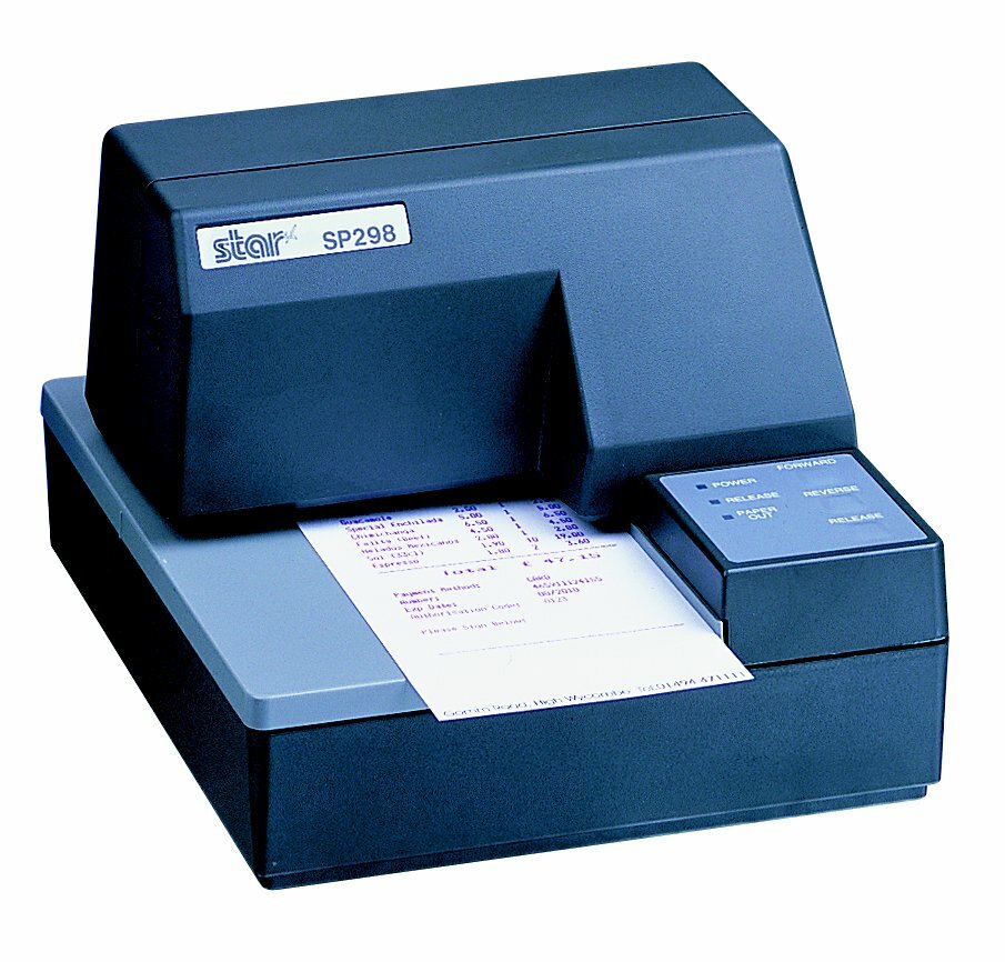 Принтер чеков Star SP298M (для подкладной печати), C, LPT, черный, в комплект не входит БП и интерфейсный кабель