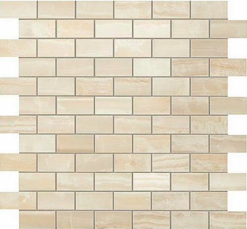 Мозаика Atlas Concorde Russia Supernova Onyx Ivory Chiffon Brick Mosaic 30,5х30,5