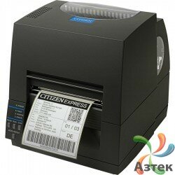 Принтер этикеток Citizen CL-S621 термотрансферный 203 dpi темный, USB, RS-232, 1000817