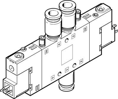 Распределитель с электроуправлением Festo CPE18-M1H-5JS-QS-10