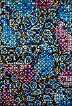Мозаика Solo Mosaico Сирень 1694x2254 12x12x6 Мозаика стекло 169.4x225.4 Стандартные матричные панно, ковры, категория сложности 2