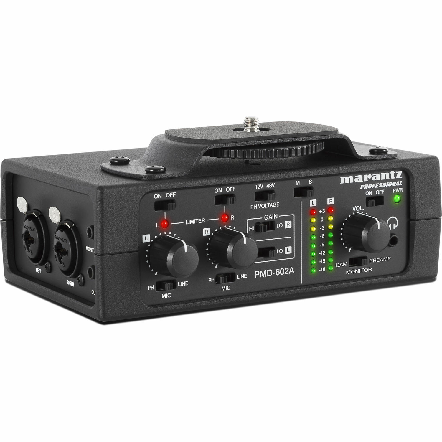 Аудио интерфейс Marantz Professional PMD-602A 2-Channel DSLR Audio Interface PMD-602A