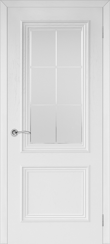 Ульяновские межкомнатные двери Валенсия-4 ПО эмаль белая (ульяновские двери)