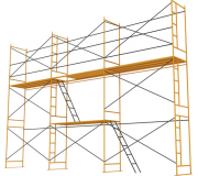 Леса строительные 24х12, с настилом