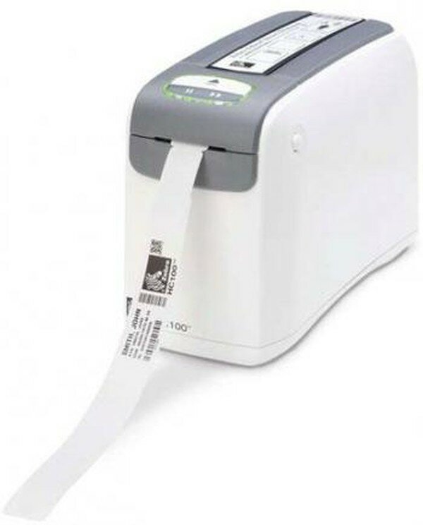 термопринтер печати браслетов zebra hc100, 300 dpi, usb, rs232 HC100-300E-1000