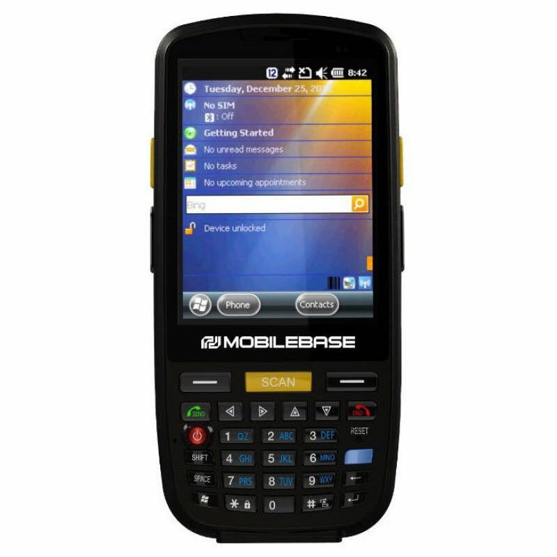 Терминал сбора данных MobileBase DS3 35 007, 3.5in, 2D imager, 3G, Wifi b/g/n, BT, WinEH 6.5, 512Mb RAM/1Gb ROM, Numeric, IP65, АКБ 5200 mAh, подставка