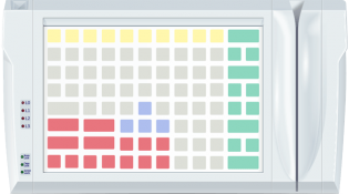 Программируемая POS-клавиатура POSUA LPOS – 096P-M12(USB)