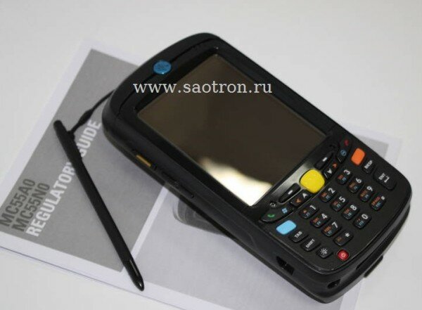 терминал zebra / motorola symbol mc5574-pycdurra9wr (wlan, gps/gprs/edge, bt, 1d laser, camera, numeric, wm 6.1, 128mb/512mb, 3600 mah) MC5574-PYCDURRA9WR