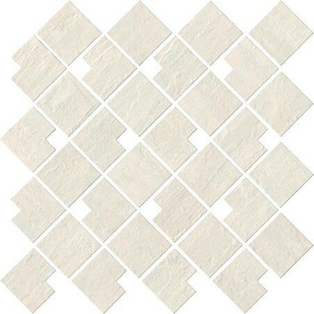 Мозаика Atlas Concorde Raw White Block Mosaico 28x28 9RBW, м²