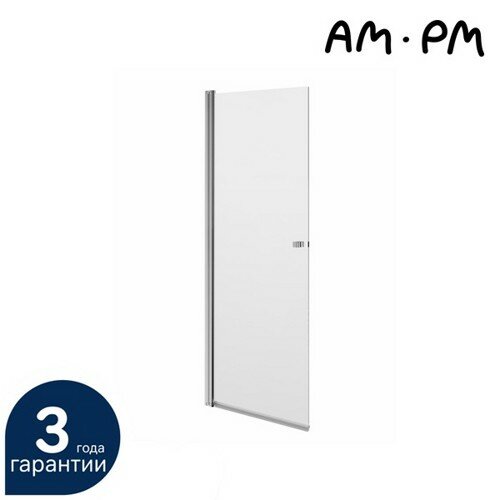 Дверь в нишу 900x2000, профиль хром, стекло прозрачное Am.Pm Inspire S (W51G-D90-200-CT)