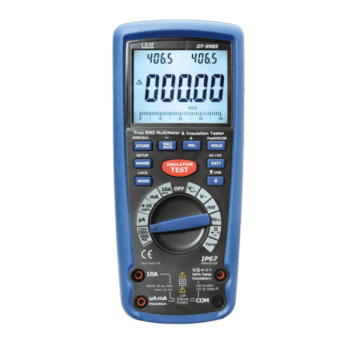 CEM DT-9985 измеритель сопротивления изоляции с True RMS мультиметром