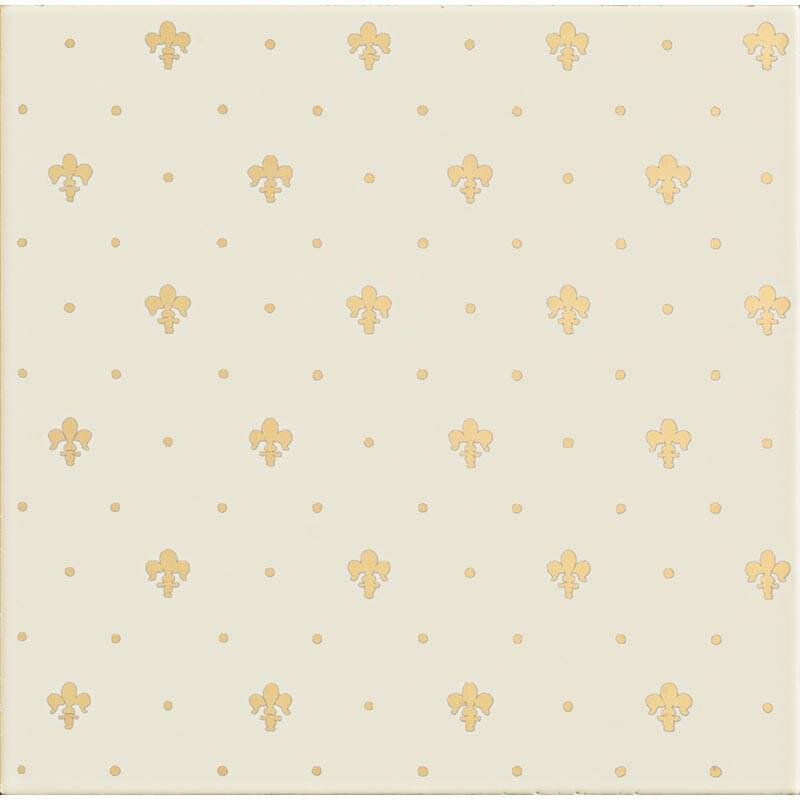 Керамическая плитка Petracers Grand Elegance Gold Giglio Oro Su Panna 20x20