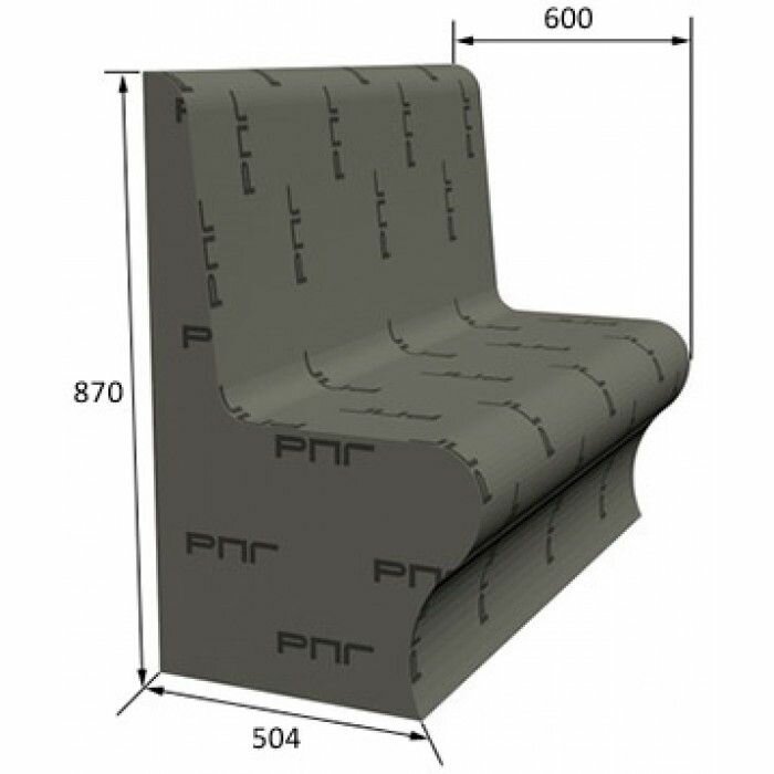 Руспанель | RUSPANEL 3D Сидение Comodo (Комодо) Высота 870мм - Шир 504мм - Шир 600мм (1 шт)