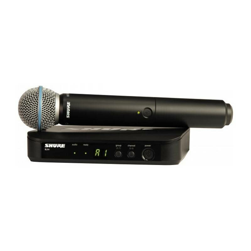 SHURE BLX24E/B58 M17 радиосистема UHF, 1 ручной микрофон