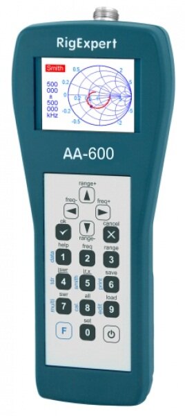 RigExpert AA-600, антенный анализатор портативный, 1-600 МГц