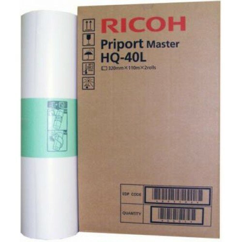 RICOH Мастер-плёнка для дупликатора тип HQ40L (2 рулона х 110 м, формат А3) (893196.уп)
