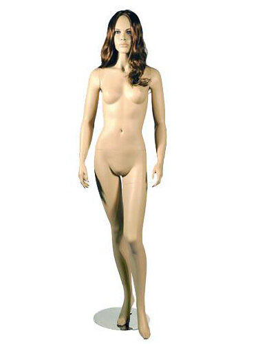 Манекен женский телесный с париком CO-17