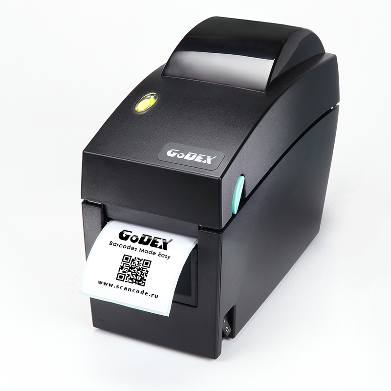 Принтер печати этикеток Godex DT2US 203 dpi, ширина печати 56мм, USB+RS232