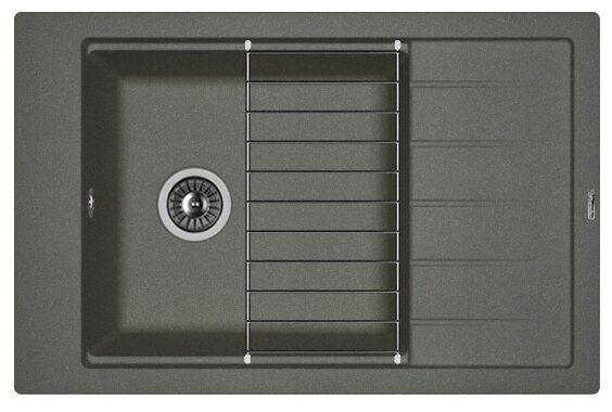 Врезная кухонная мойка FLORENTINA Липси-780Р FG 78х51см искусственный гранит