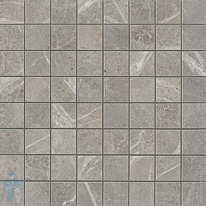 Мозаика Atlas Concorde Marvel Grey Fleury Mosaico Matt (300х300) серая (кв.м.)