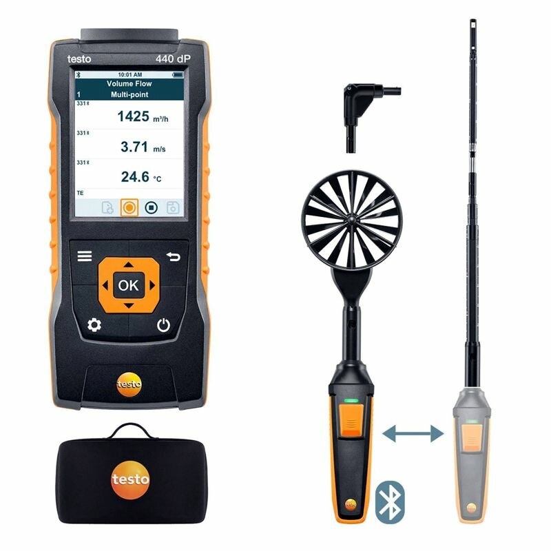 Testo 440dP. Комплект для вентиляции №1