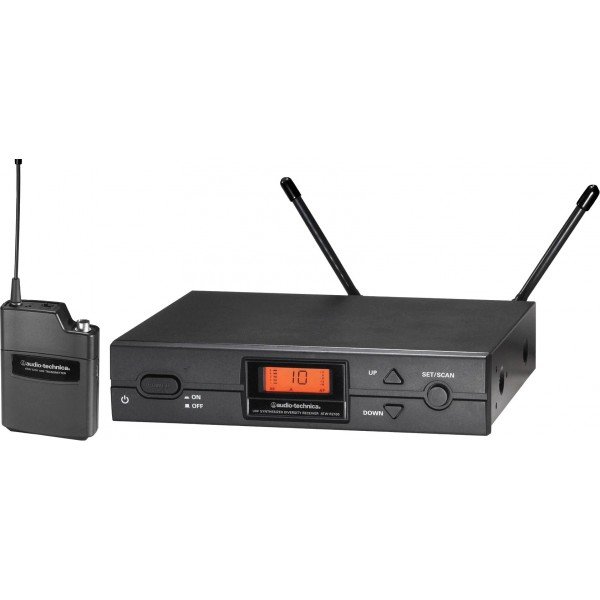 Audio-Tehcnica ATW2110a радиосистема, 10 каналов UHF с поясным передатчиком без микрофона