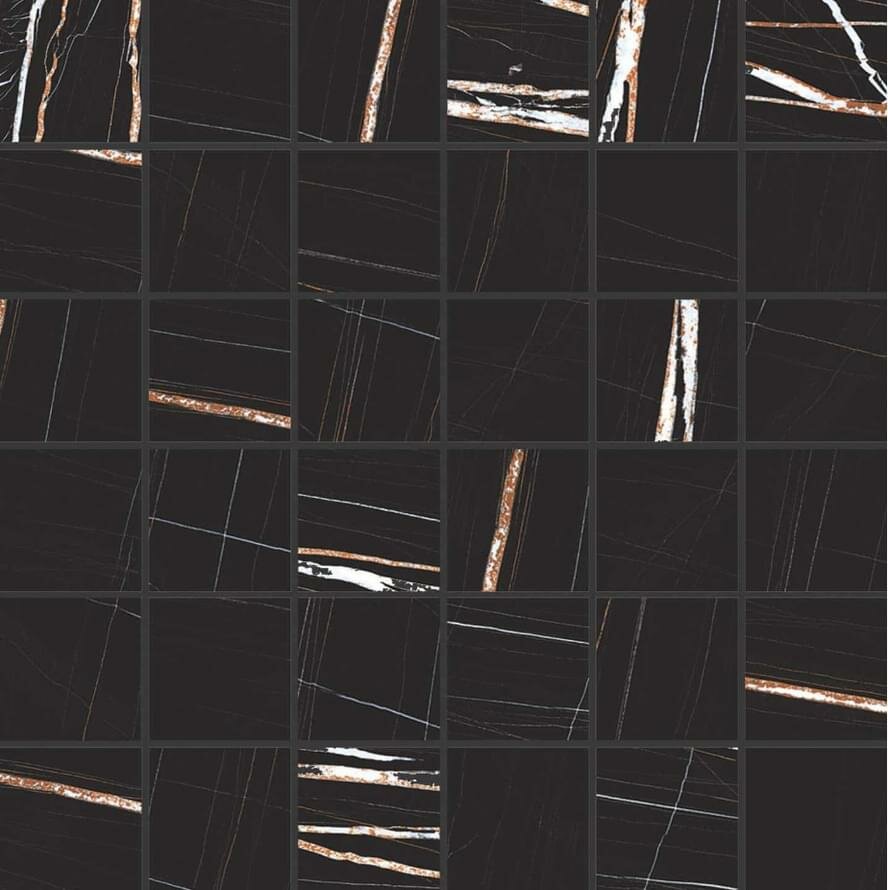 Мозаика Casa Dolce Casa Stones And More Sahara Noir Matte Mosaico 5x5 30x30