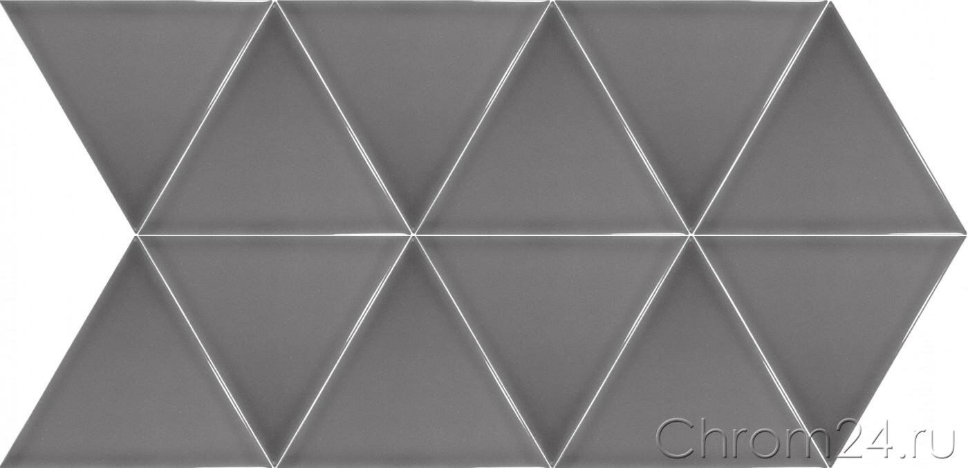 Equipe Triangolo Mosaic Dark Grey керамическая плитка (45 x 22,5 см) (24247)