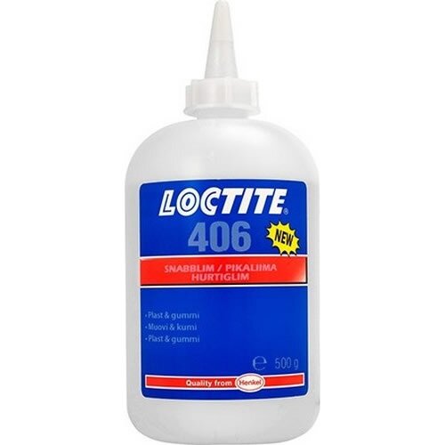 LOCTITE 406 (500 гр) Цианокрилатный клей для эластомеров и резины