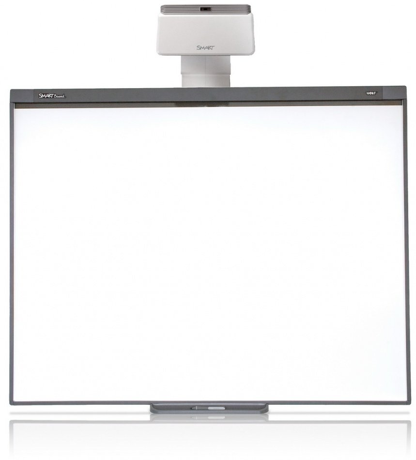 Интерактивная доска SMART Board 480iv3 со встроенным ультрокороткофокусным проектором SMART UF70 SB480iv3