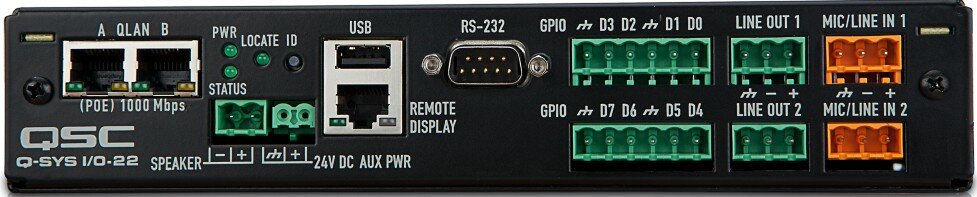 QSC I/O 22 модуль входов/выходов