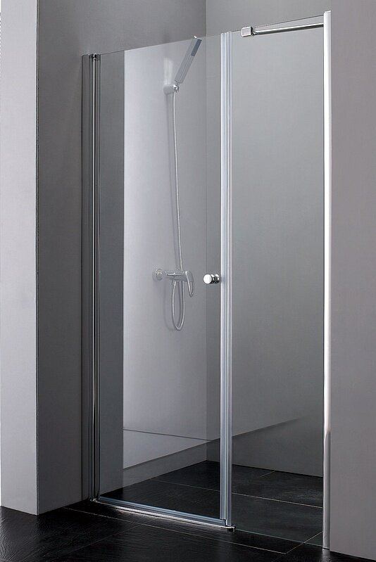 Душевая дверь Cezares Elena B11 100/80 C Cr прозрачное стекло, профиль хром