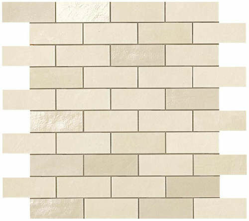 Мозаика Atlas Concorde (италия) Ewall White MiniBrick 9EMW 305x305 мм (Керамическая плитка для ванной)