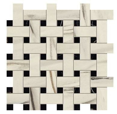 Мозаика Atlas Concorde Marvel Dream Bianco Fantastico Basket Weave Matt 30.5x30.5