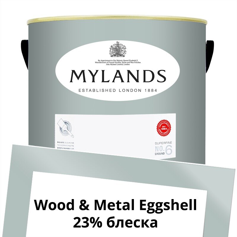 Английские Краски Mylands артикул WoodMetal Paint Eggshell 5 л. №112 Hawkesmoor