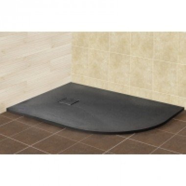 Поддон душевой Stone Tray RGW ST/AL-0129G (серый) левый 120х90