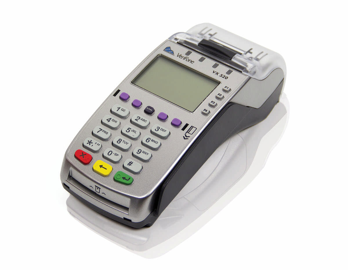 Платежный электронный терминал VeriFone VX520 (USB/RS-232/Ethernet/Dial Up/GPRS, АКБ)