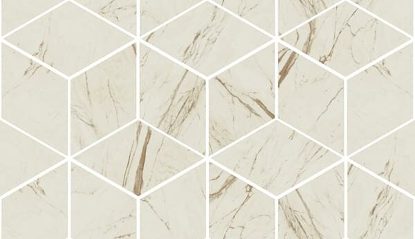 Мозаика Versace Marble Mosaico T3 Bianco 17x29.1