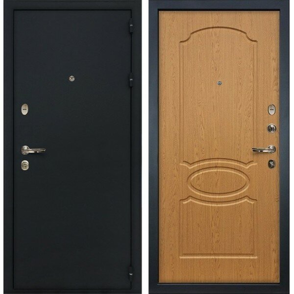 Двери Лекс производства г. Йошкар-Ола Входная металлическая дверь Лекс Рим Дуб натуральный №15
